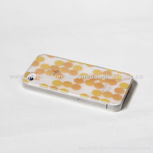 2014 Fashionable Dot Designs PC Mobile Phone Housing with IML Technology